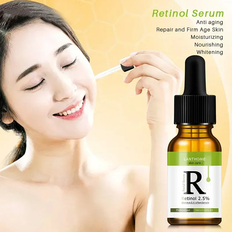 

Retinol Serum Anti Aging Vitamin C Facial Serum Brightening Moisture Face Smoothing Essence Skin Care Serum