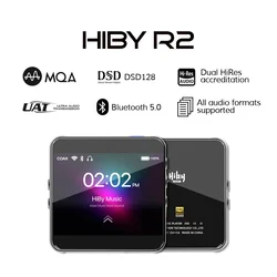 HiBy R2 HiFi Audio MP3 Music Player USB DAC MQA 8X WiFi DSD128 Web Radio Dual ES9218 Bluetooth eBook MSEB With Mic Full Formats