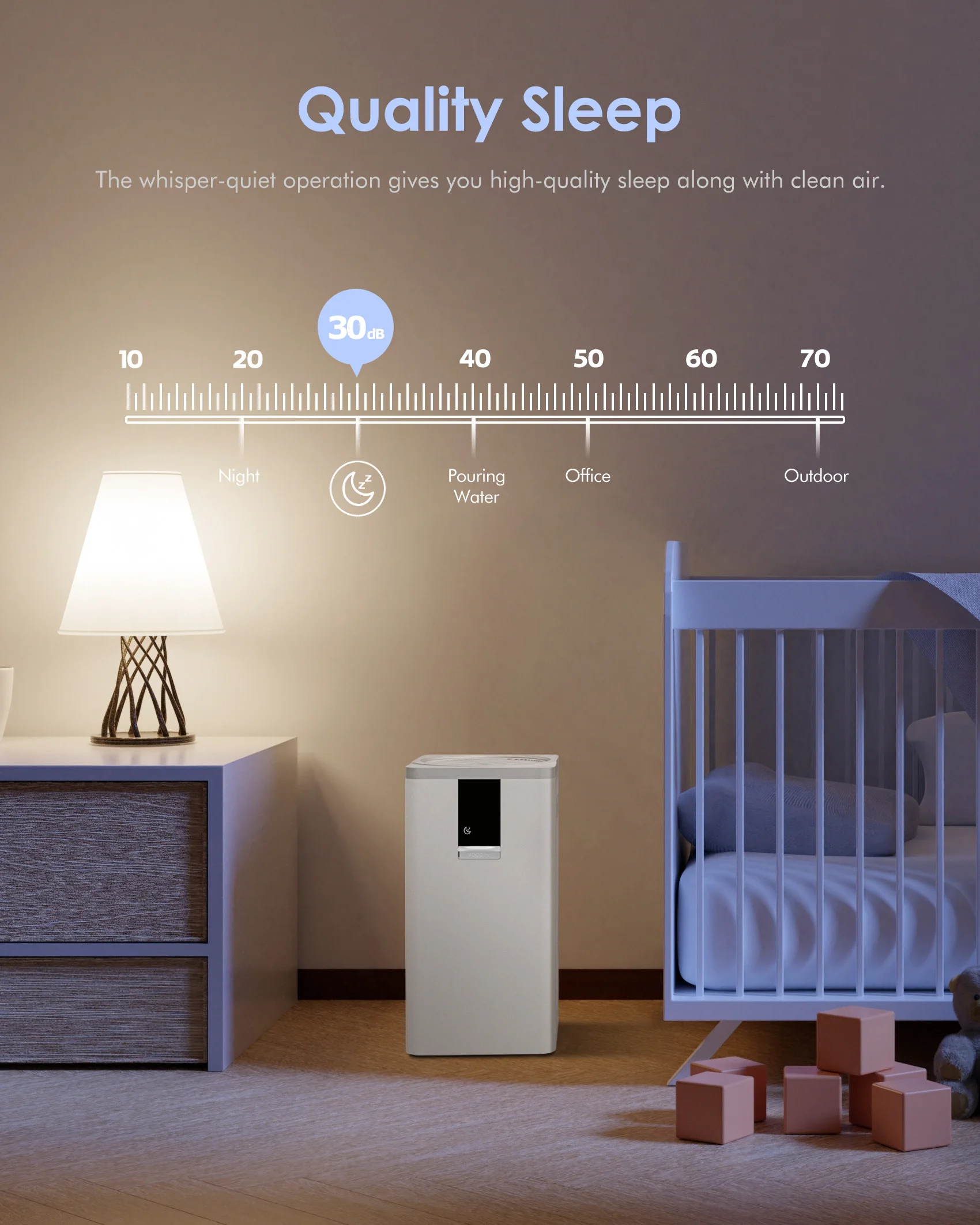 Best Price Alexa Google HomeKit Compatible Wireless HEPA Filter Air Purifier Clean Room Aromatherapy Living Room Electric WiFi