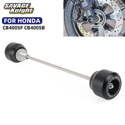 CB 400 SF/SB Motorcycle Front Wheel Fork Slider For HONDA CB400SF CB400SB CB400 Wheel Axle Fork Crash Slider Wheel Hub Protector