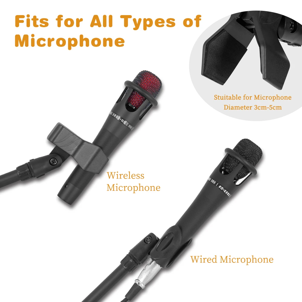 Professional ขาตั้งกล้องปรับชั้นยืดหยุ่นไมโครโฟนสำหรับสตูดิโอออกอากาศวิทยุ