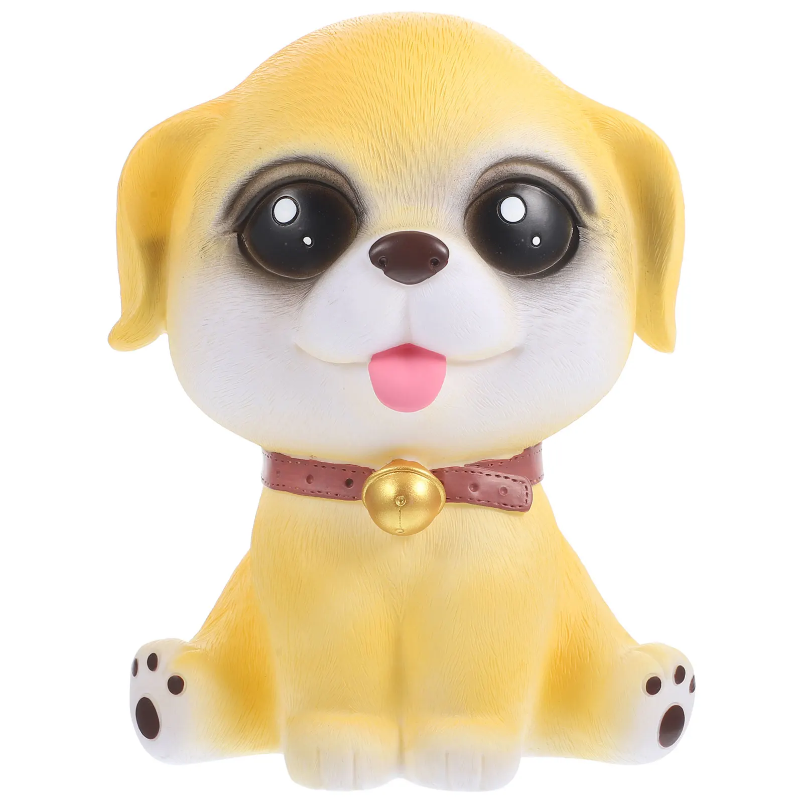 

Yellow Dog Piggy Bank Cute Savings Money Holder Kids Banks Novelty Doggy Money Pot Decor Small Saving Pot Desk Cartoon