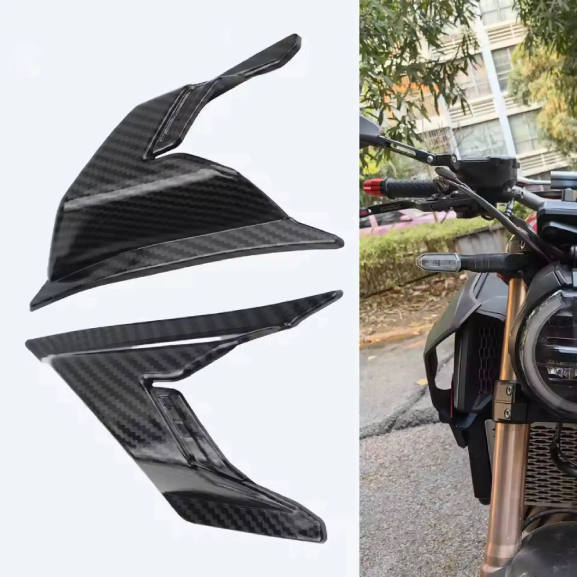 Alerón de carenado para motocicleta, accesorios de moto Enduro, alerones de viento, cubiertas de aleta, piezas de recambio para HONDA ADV160