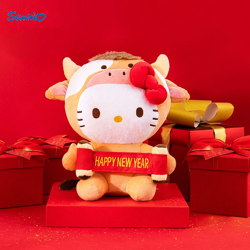 Sanriohello Kitty Doll Cute Doll Plush Doll Toy Girl Holiday Gift Boy Gift New Year's Eve Genuine Guarantee