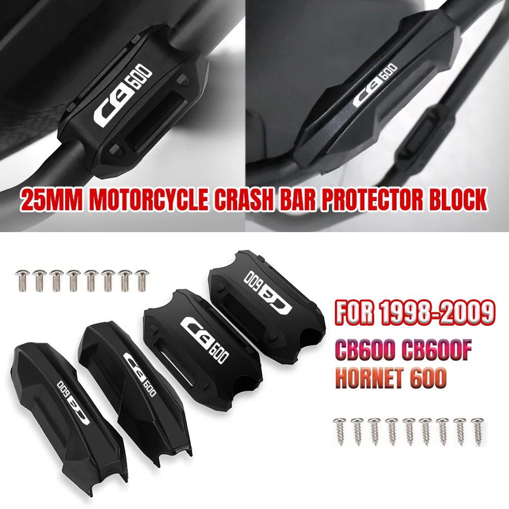 

Motorcycle Bumper Engine Guard 25MM Protection Block Crash Bar Decorative For HONDA CB600 CB600F Hornet 600 1998-2007 2008 2009