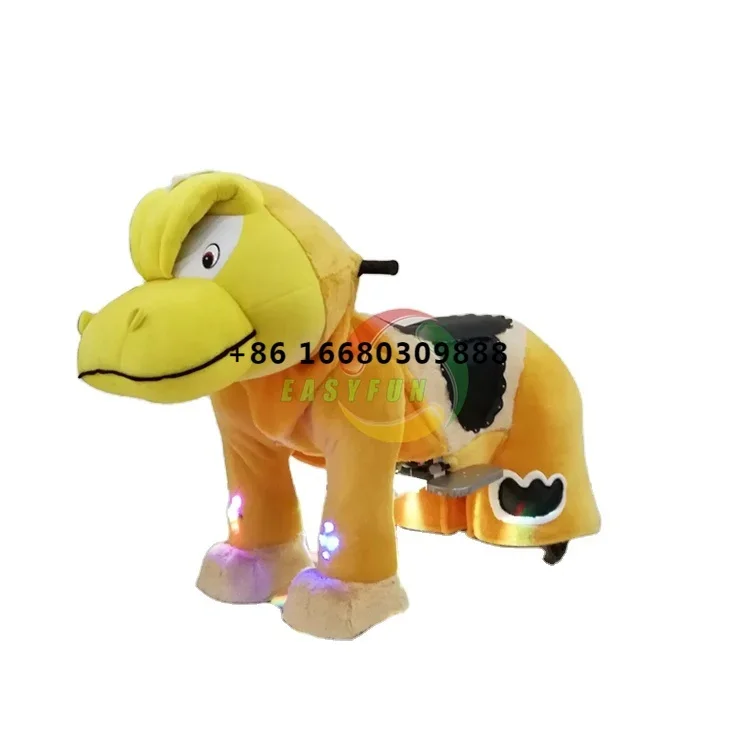 Kids Rides On Toys Plush Dog Animal Ride Horse Kids Electric Animal Ride