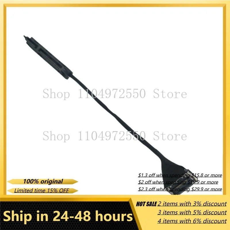 Cabo Conector HDD para Dell 3460 3470 3570 3560 450.05709.0001 Cabo de Fita para Disco Rígido de Laptop Cabo Adaptador SSD