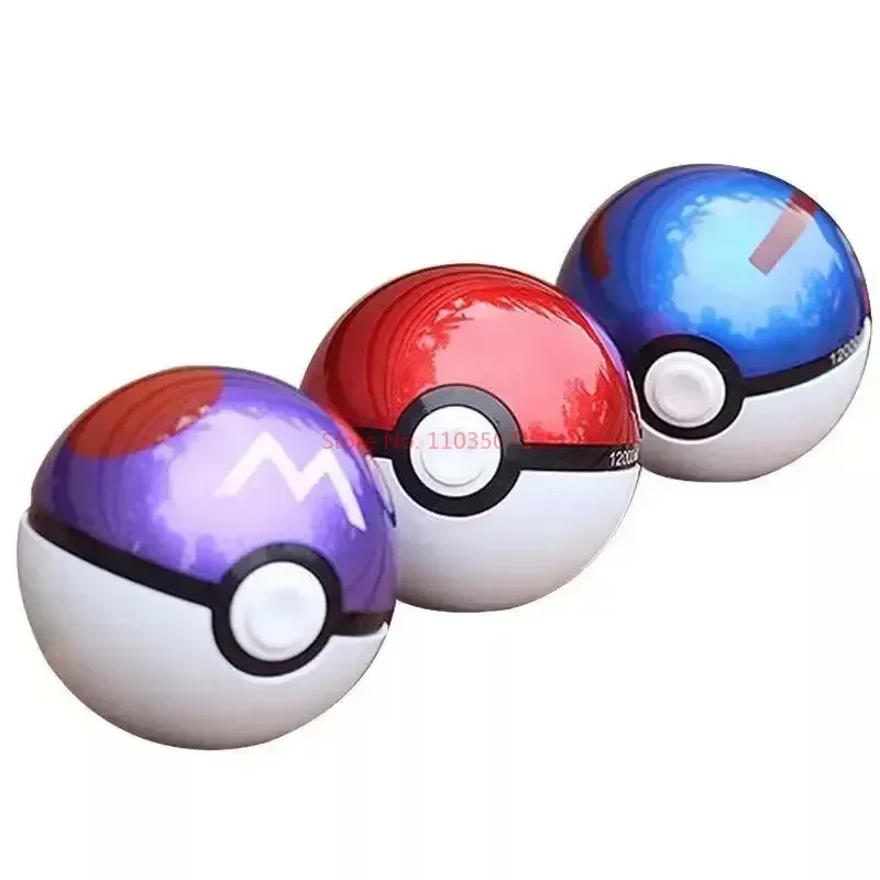 Anime Pokemon Large Capacity Pocket Ball Power Bank 10000 Mah Pikachu Cartoon Creative Game Peripheral Mobile Power Supply Gift