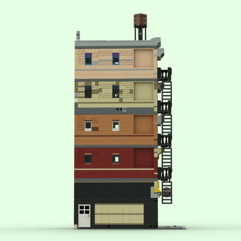 MOC-232505 Building Blocks City Street View Series Model Creative Toys Kids Adult Christmas Gifts Desktop Decoration Brick 2650P