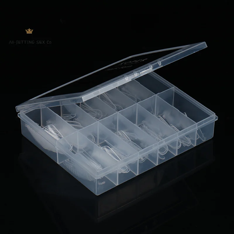 Faux ongles Extension Gel double forme d'ongle cercueil ongles couverture complète 120 pièces