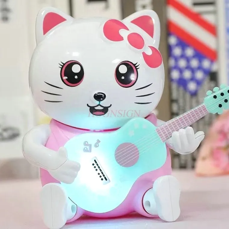 Baby toys can sing and play guitar, little frogs from 0 to 12 months old, with sound and moving lights and music