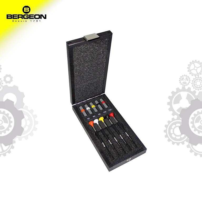 

BERGEON 6899-A05 Assortment of 5 Screwdrivers for Watchmakers