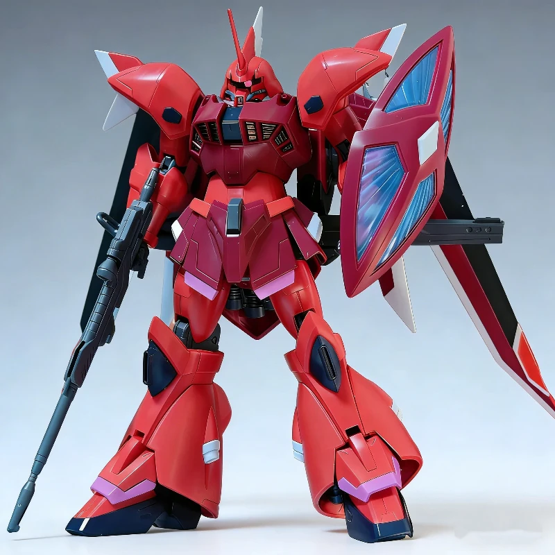 HG 1/144 ZGMF-2025/F Gelgoog Menace Lunamaria Hawke Kit de Modelo Personalizado para Armar, Figura de Acción, Juguete Mecha de Anime con Calcomanías de Agua