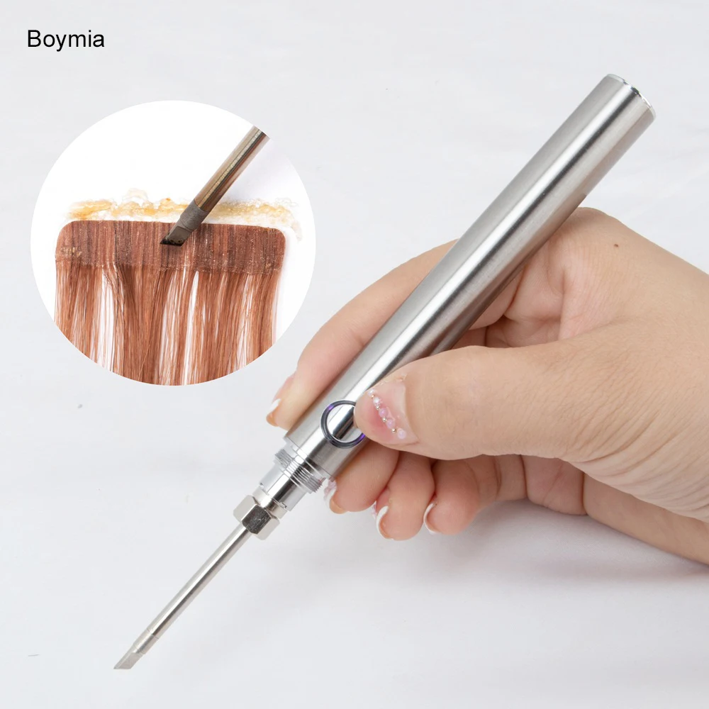 

Средство для удаления клея Boymia Tape с профессиональными клещами для наращивания ленты, плоскогубцы без батареи, USB-разъем, рабочая лента, инструменты для удаления волос