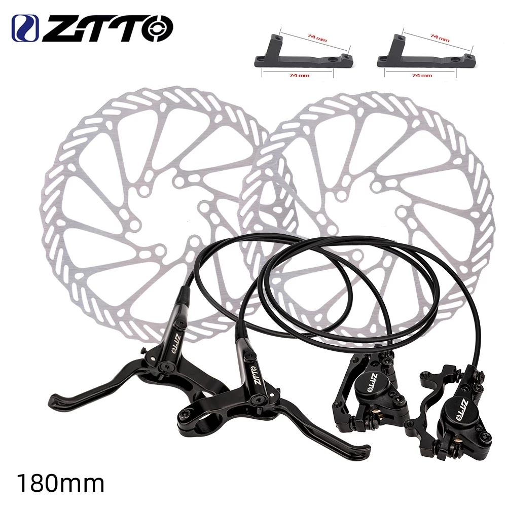 

ZTTO MTB Bike Hydraulic Disc Brake 2 Piston Lightweight XC Trail Calipers Original Metal Pads Oil Pressure Rotor M6100 M8100 G55