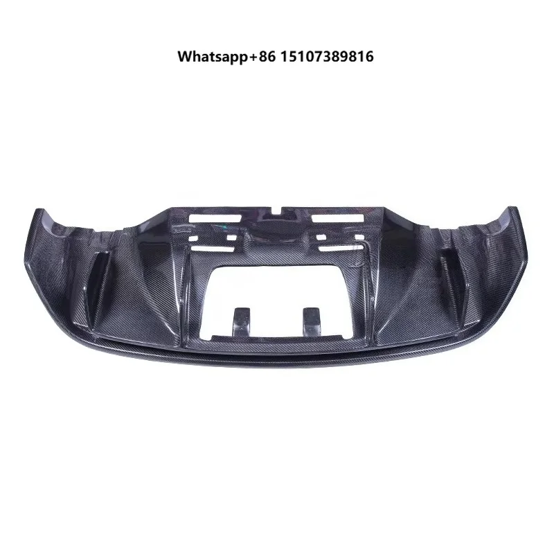 For R8  2007-2015 RG Style Carbon Fiber Rear Lip Diffuser Bumper Accessories