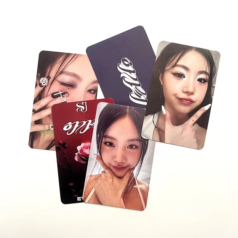 6Pcs/Set SOOJIN RIZZ Agass Solo Album Photocards Double Sides SEOTANG Fashion Selfie Lomo Cards Fans Birthday Collection Gifts