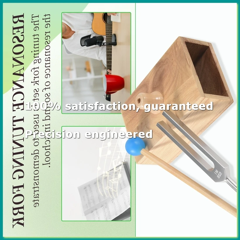 528HZ Tuning Fork,Tuning Fork Resonance Box,for Sound Therapy, Yoga, Meditation and Relaxation-A09G