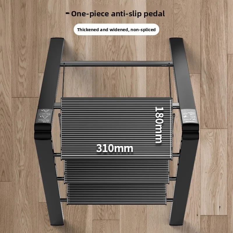 Kentai Deng High Household Multifunctional Folding Ladder Thickened Aluminum Alloy Herringbone Ladder Flower Small Ladder Stool