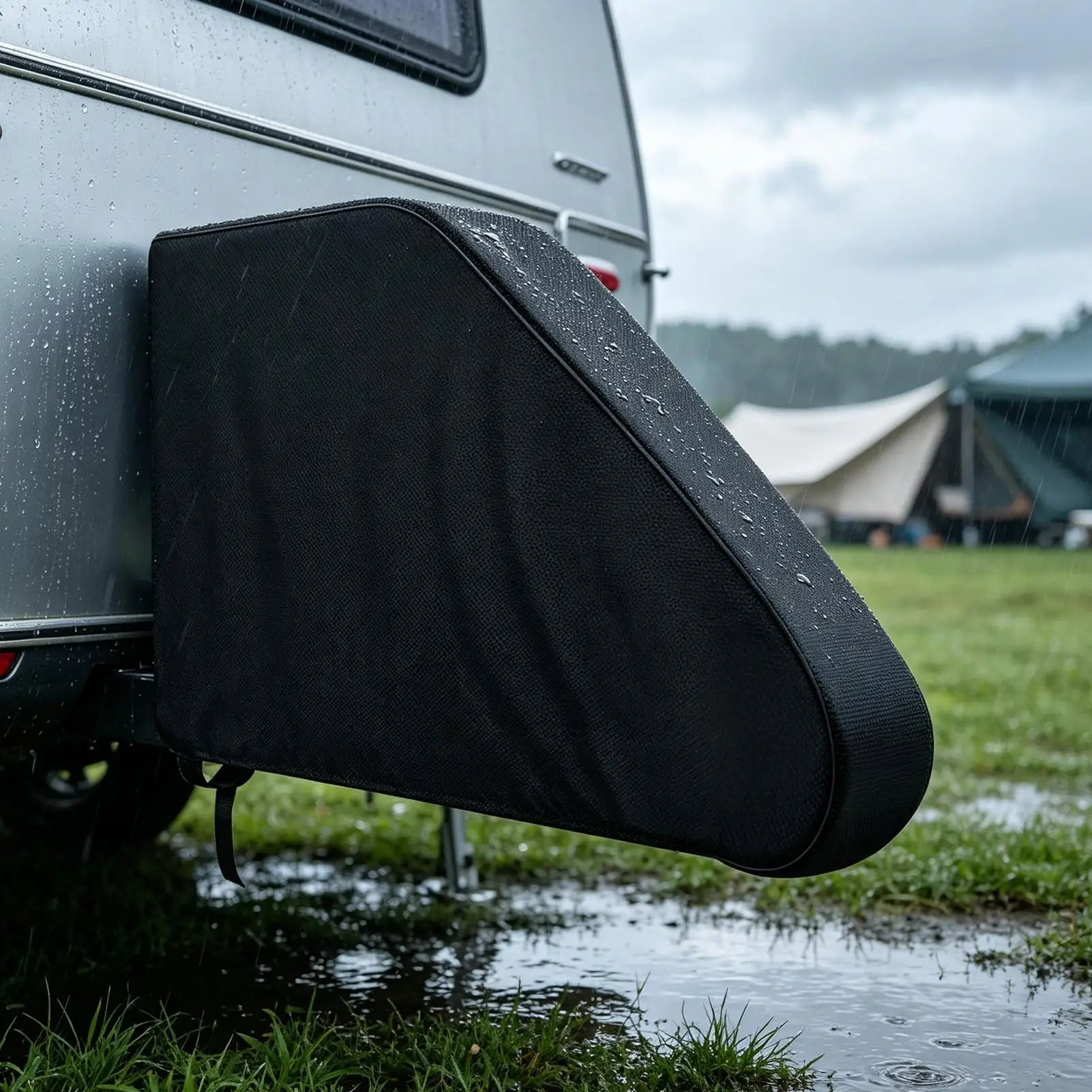 

RV Trailer Hitch Cover Towing Hook Waterproof Protector Shield Hitch Sunproof Protector for Garage Camping Travel Offroad