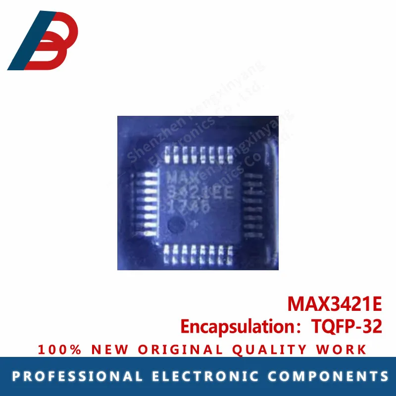 1PCS MAX3421E MAX3421 MAX3421EEHJ T Controller SPI TQFP-32(5x5) USB ICs