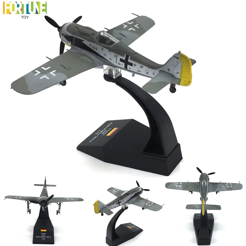 Liga lutador modelo 1:72 larkspur locwoolf FW-190 brinquedo de aeronave militar colecionável para hobbies e brincadeiras