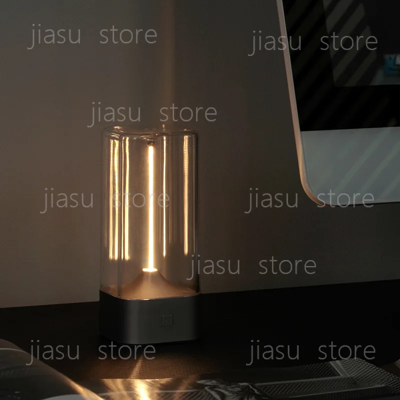 Quantum Magnetic Suction Night Light, Curved Ambient Lamp Creative Gift Light for Bedroom Bedside Indoor Decor