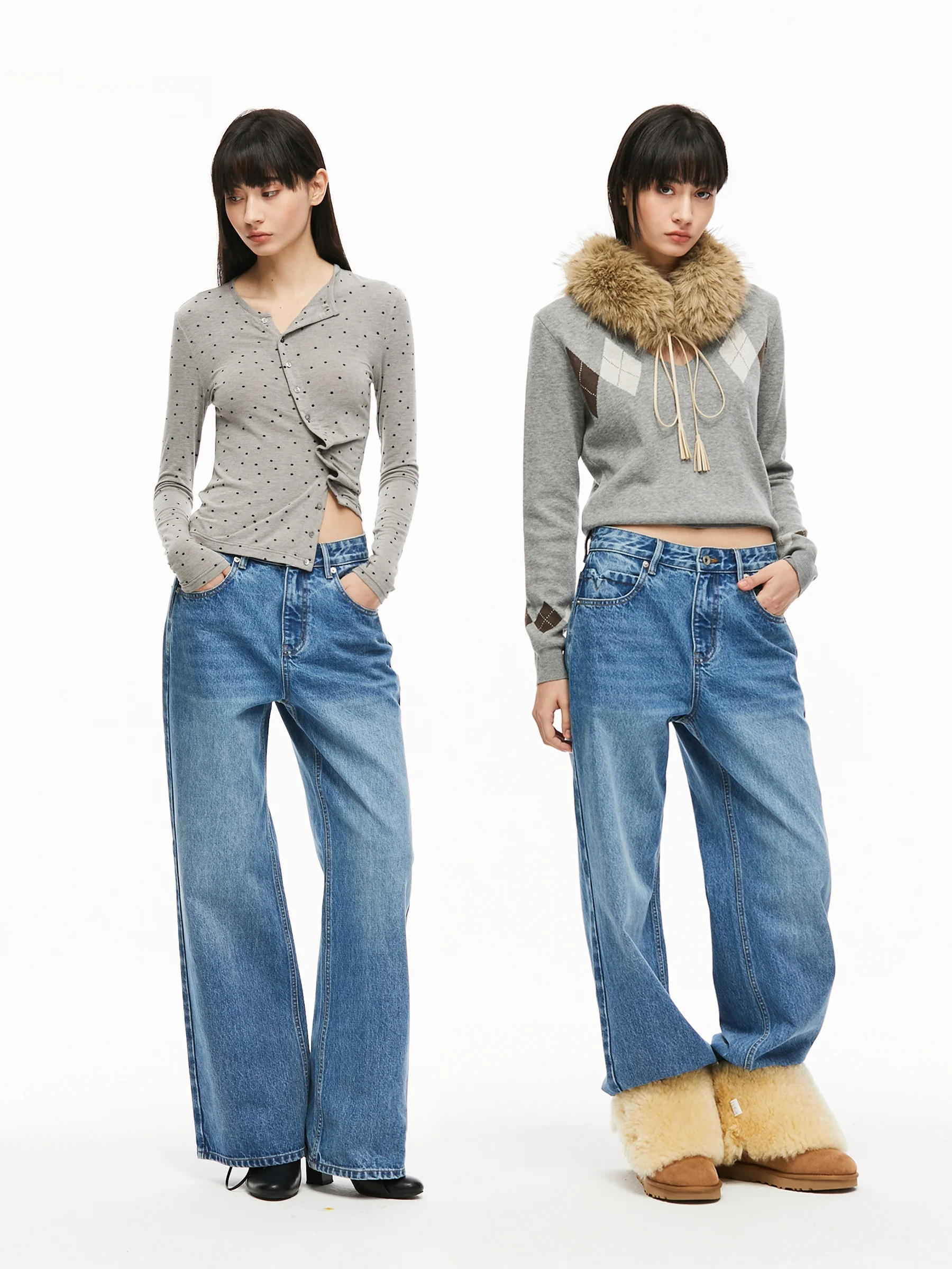 

Классические женские джинсы с высокой талией, свободного кроя, прямые, повседневные, из денима, длинные, удобные, хлопковые, на резинке