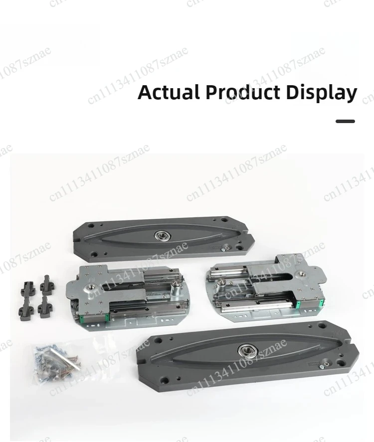 Side Right Angle Rotation 180 Degrees Storage Display Cabinet Upper and Lower Coaxial Opening and Closing Buffer Hardware