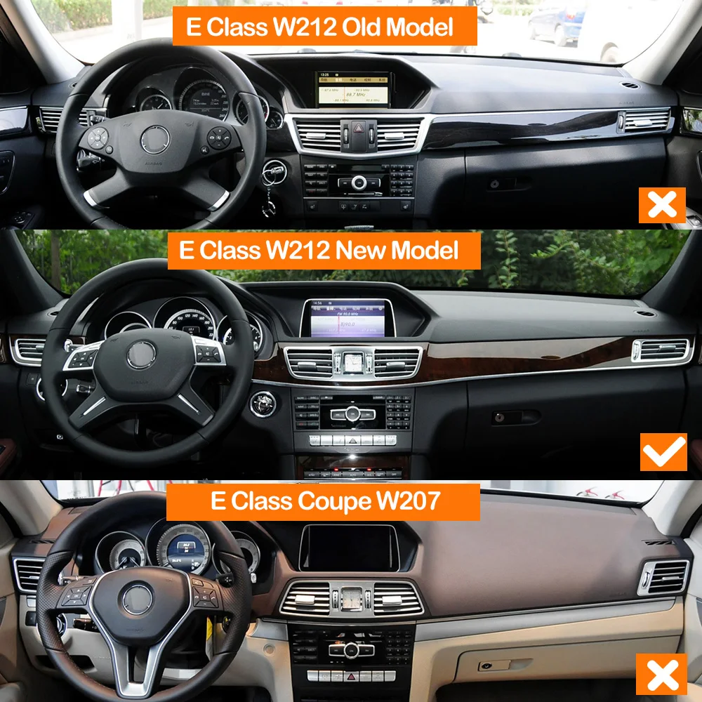 Dash Console A/C Air Vent Outlet Grille Repair Kit For Mercedes Benz E Class Sedan W212 E180 E200 E260 E300 E320 E400 2014 2015
