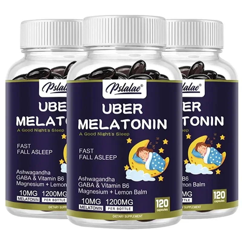 

Melatonin Capsules - Fall Asleep Naturally, Fight Insomnia, Support Immunity, and Improve Rest Quality