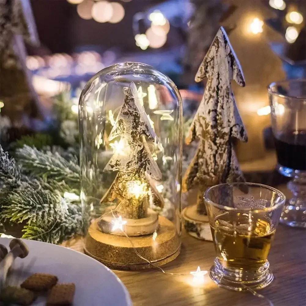 LED أسلاك النحاس سلسلة أضواء ، بطارية تعمل بالطاقة ، جارلاند ، الجنية الإضاءة سلاسل لقضاء عطلة ، عيد الميلاد ، حفل زفاف الديكور ، 5 متر #6