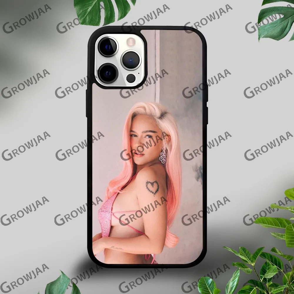 K-Karol G Singer Pretty Phone Case For IPhone 16 15 14 13 12 11 Pro Xs Max Mini Plus Celulares Hard Funda