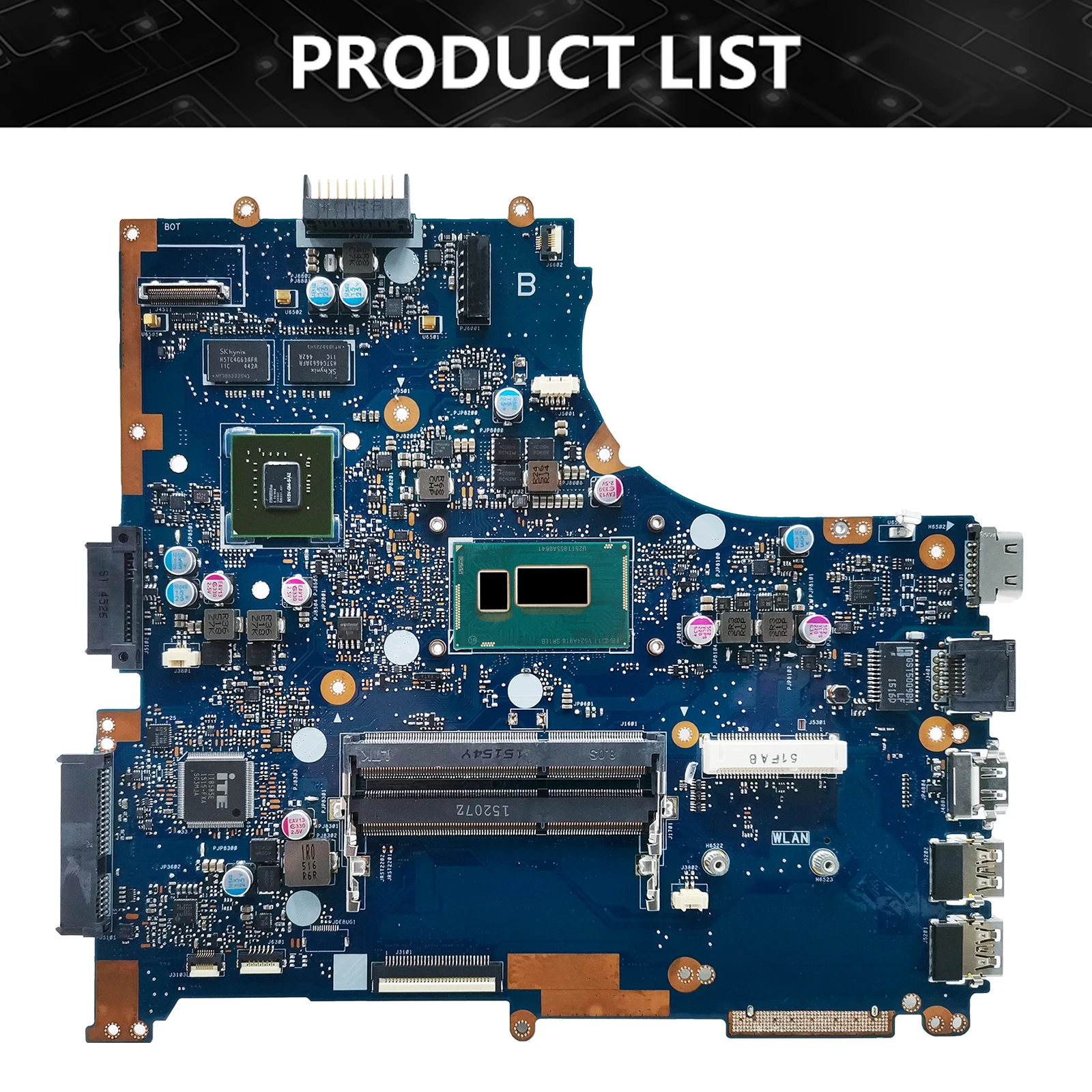 PU451L Notebook Mainboard For ASUS PRO ESSENTIAL PU451LD PRO451LD Laptop Motherboard CPU I3 I5 I7 4th Gen GT820M DDR3L