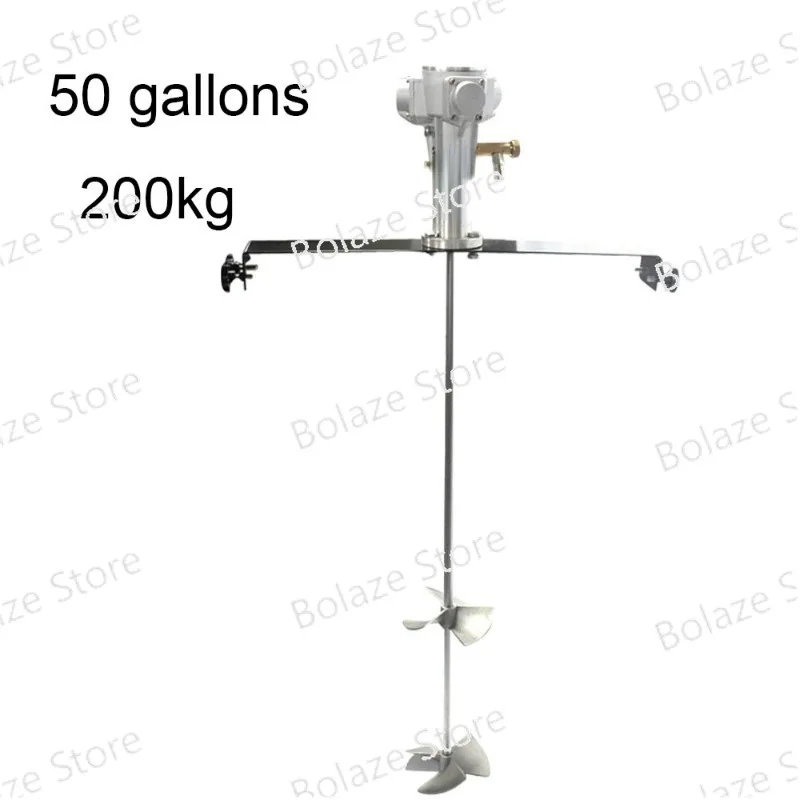 50 Gallon Agitator Machine Pneumatic Mixer Tank 200L Pneumatic Paint Mixer Stirrer