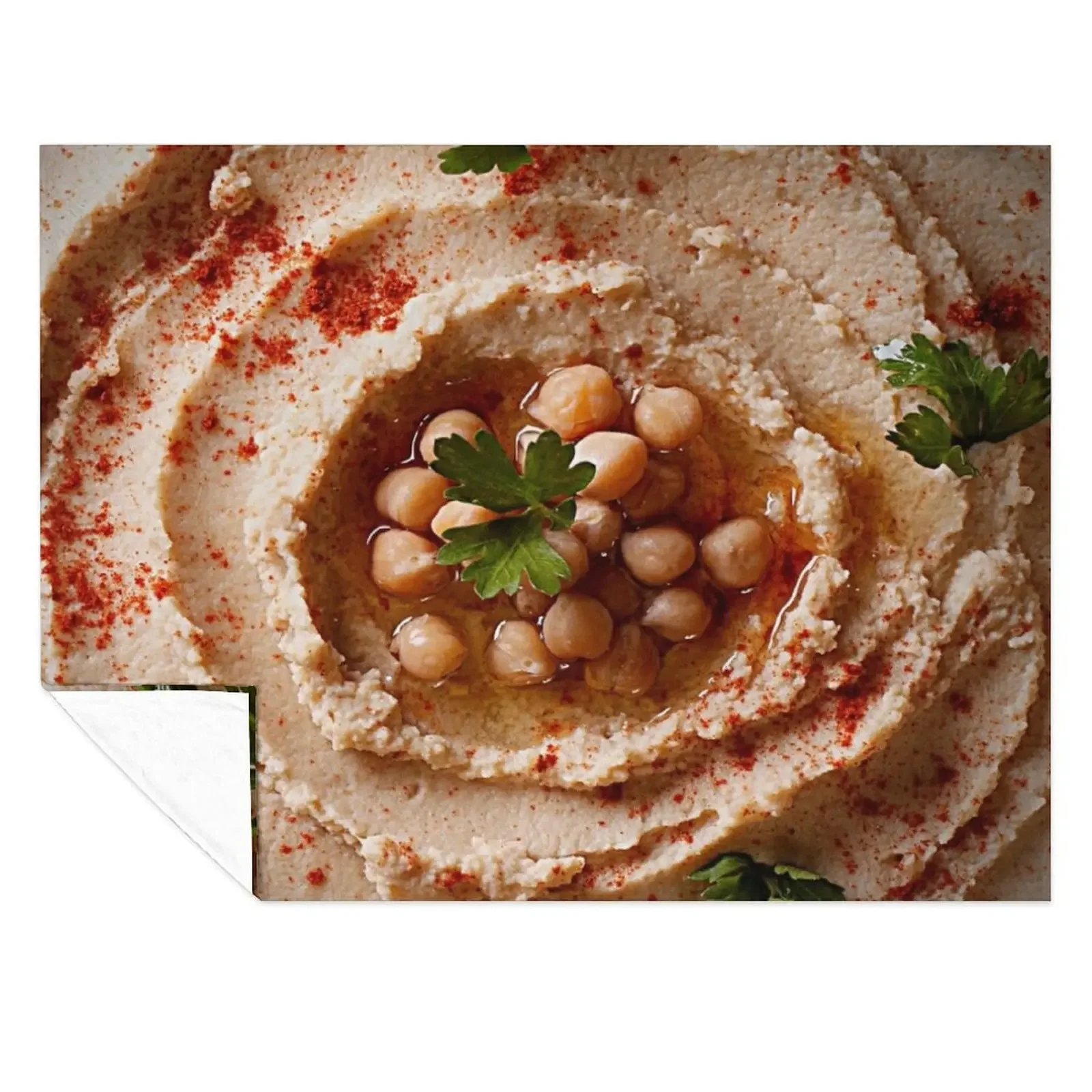 

Hummus Throw Blanket Thins Sofa warm for winter Stuffeds Blankets