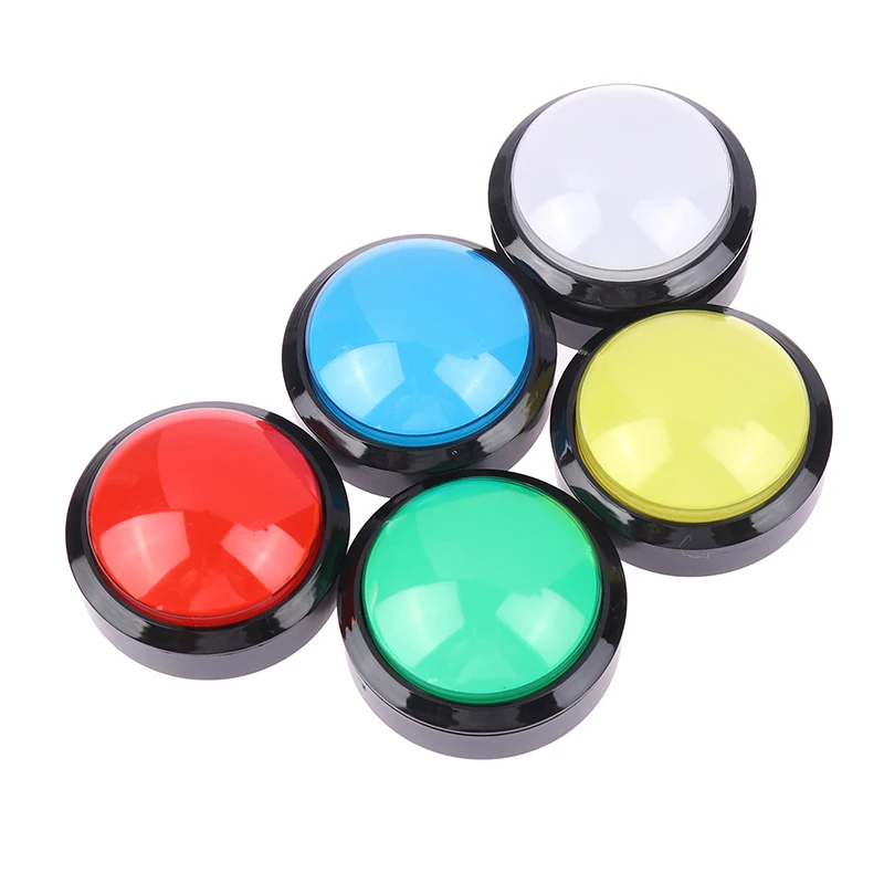 

Выпуклая большая круглая кнопка со светом, аксессуары для игровой консоли, кнопочный переключатель игровой консоли