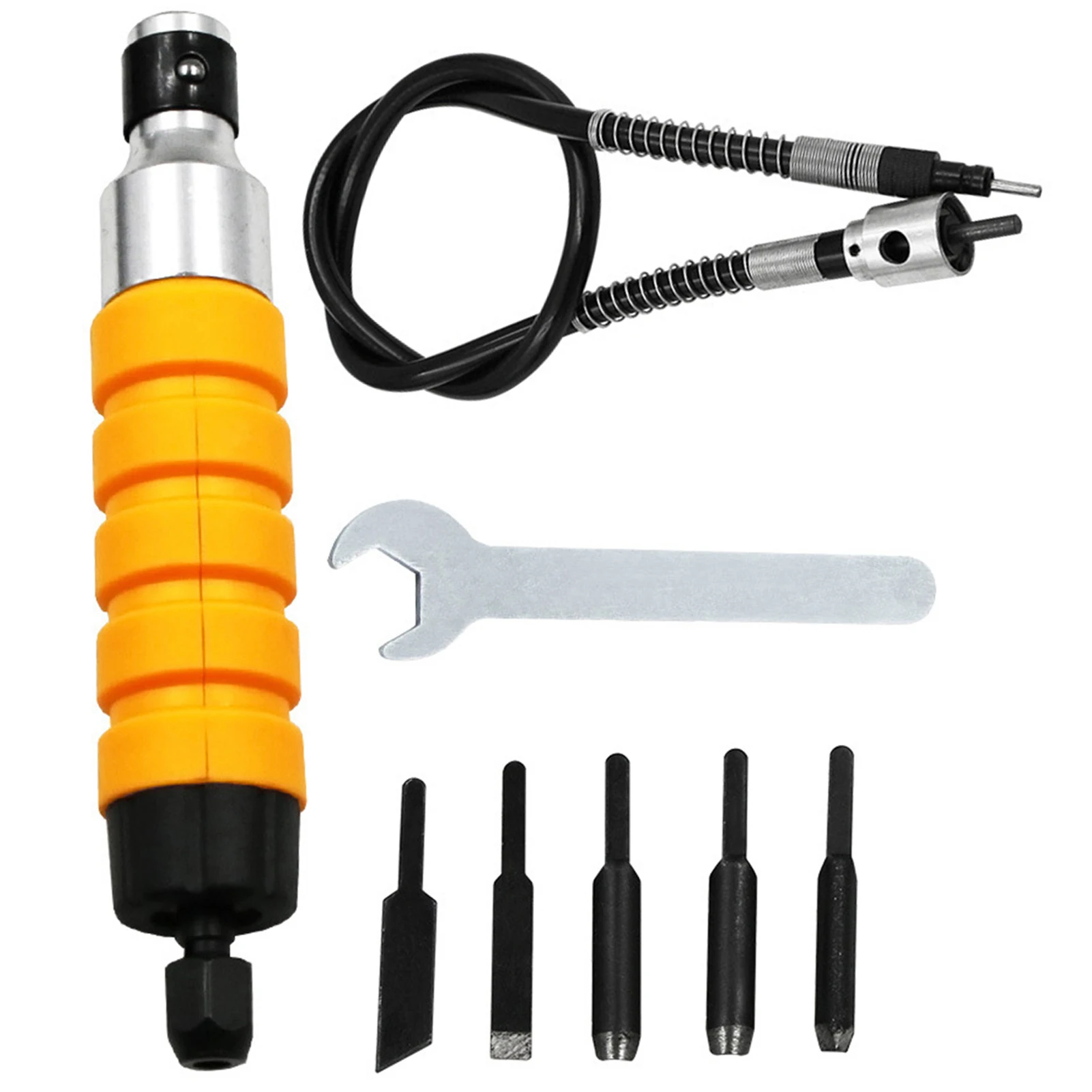 Professional Woodcarvers Electric Chisel Woodworking Carving Tool Set High-Speed Vibration for Furniture Antique Art
