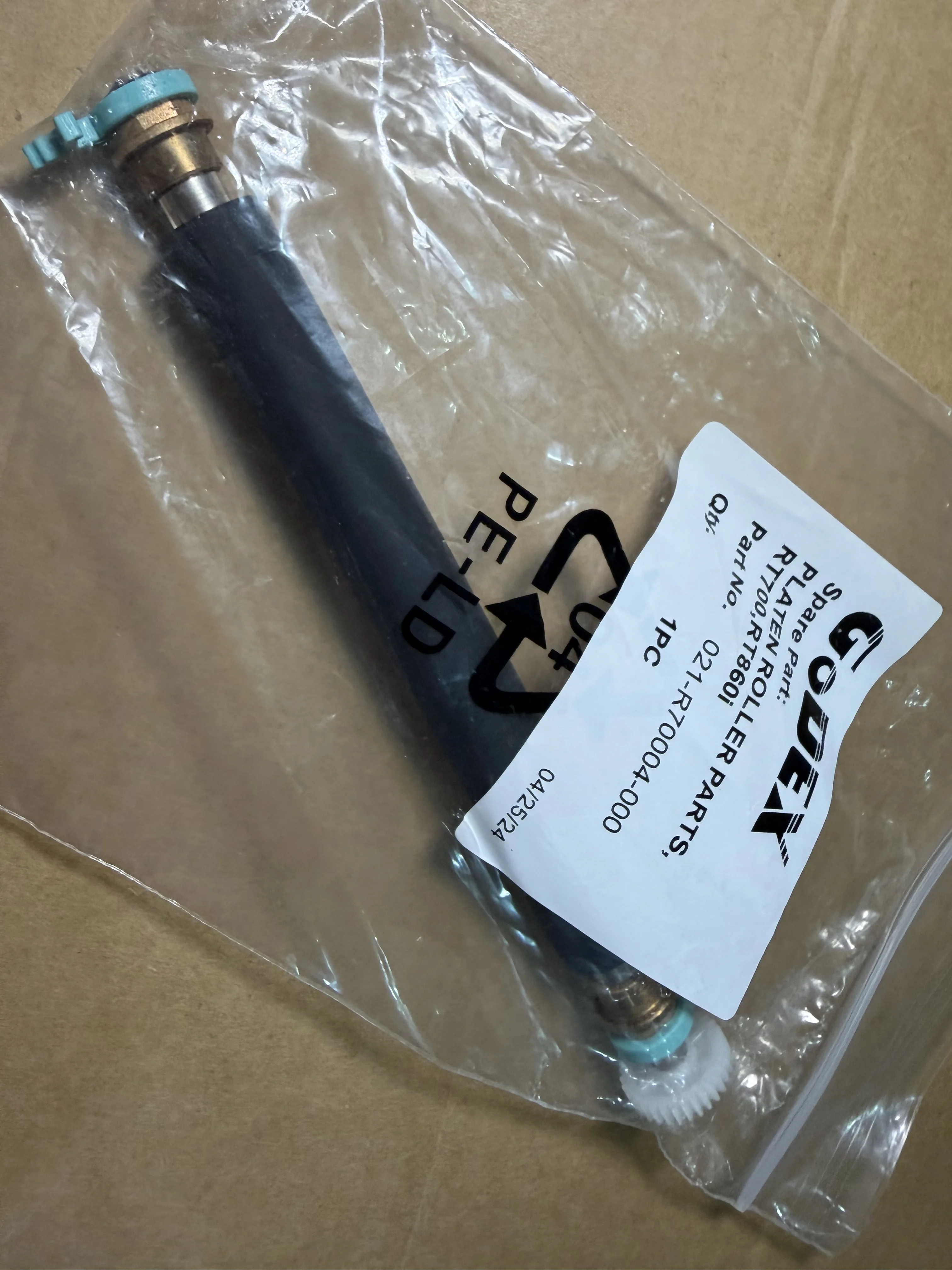 rubber roller, printing accessories, roll paper For RT863 roller Original for G530U RT700 700I RT730I RT863 RT860I printer