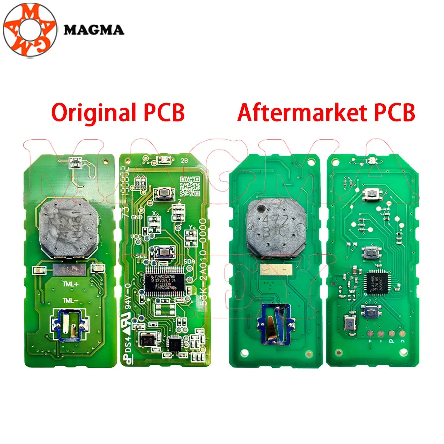 MAGMA الأصلي K77 433MHz 47 رقاقة مفتاح التحكم عن بعد لهوندا دراجة نارية سكوتر K77 ADV SH 150 فورزا 300 PCX150 مع حزمة #3