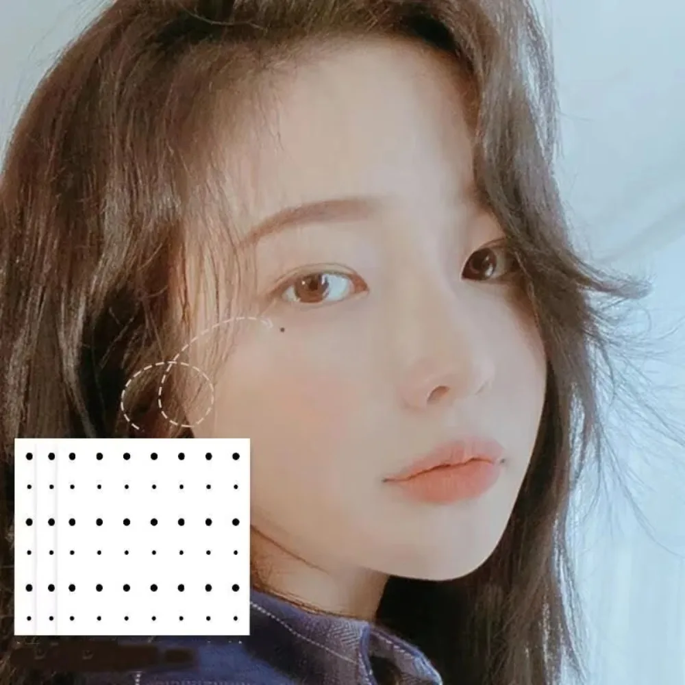 10 แผ่นน้ํา Tear Mole สติ๊กเกอร์รอยสักปลอมชั่วคราว Tattoo Art DIY Tear Mole สติกเกอร์กันน้ํา