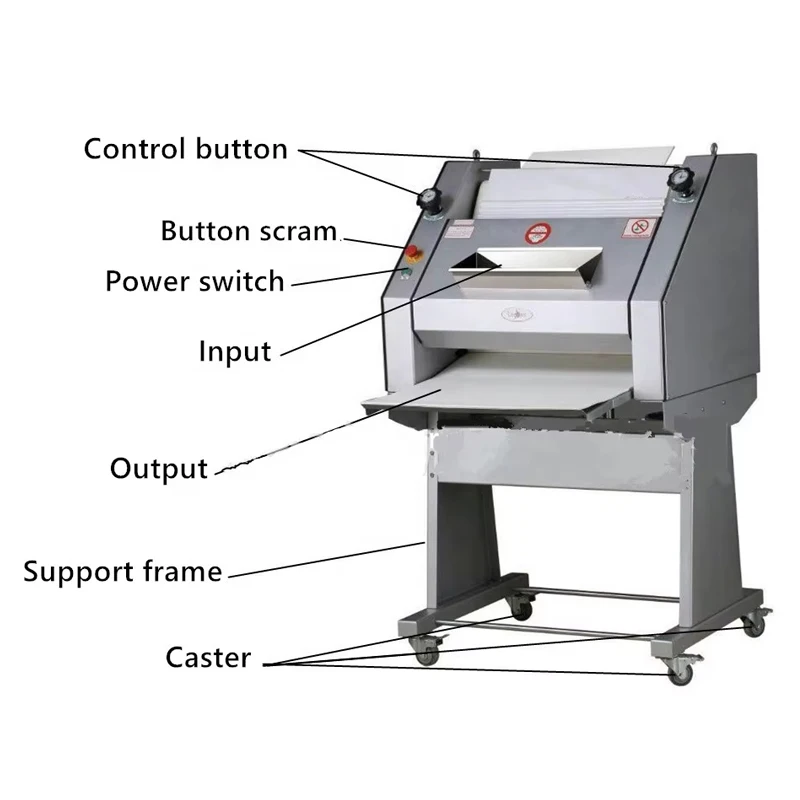 Large Capacity French Bread Making Machine Commercial Large Bread Forming Machine