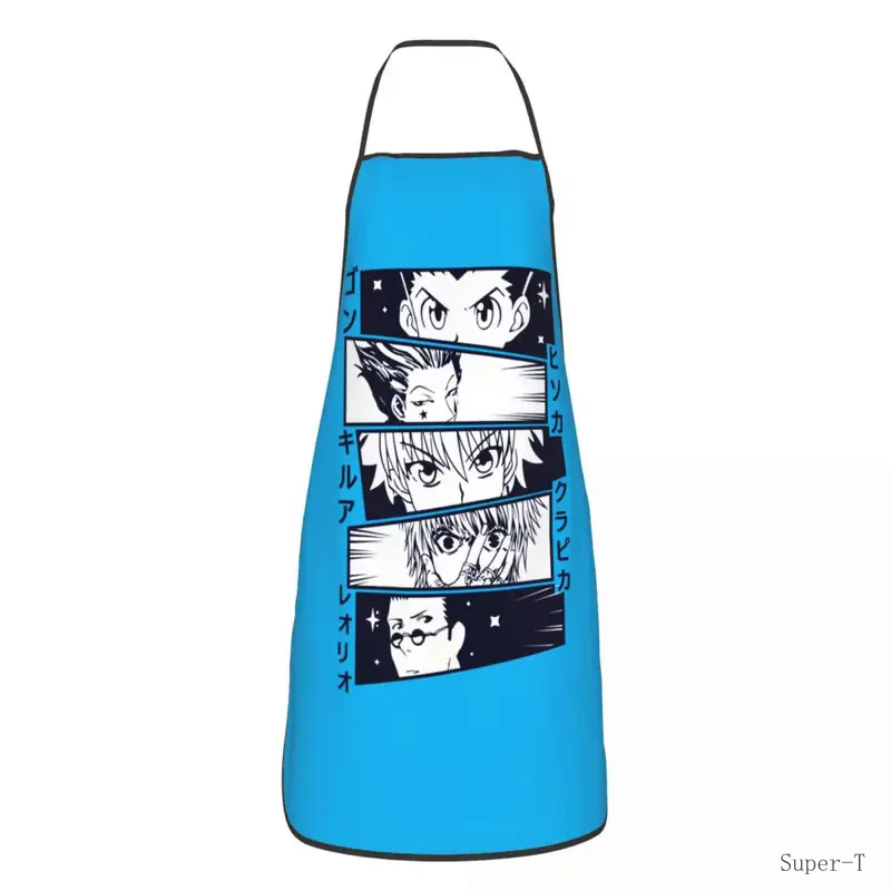 Custom Bib Hunter X Hunter Apron Men Women Unisex Adult Chef  Cooking Kurapika Gon Killua Leorio Hisoka Tablier Cuisine Baking