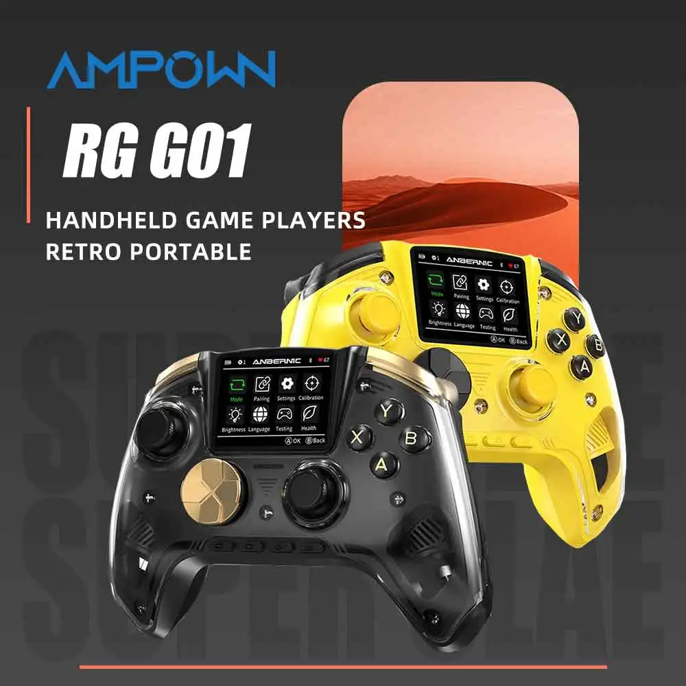 

Anbernic RG G01 Retro Games Controller Heart IPS Screen1000Hz Hall Joystick Micro Gamepad for PC Android Linux IOS Steam