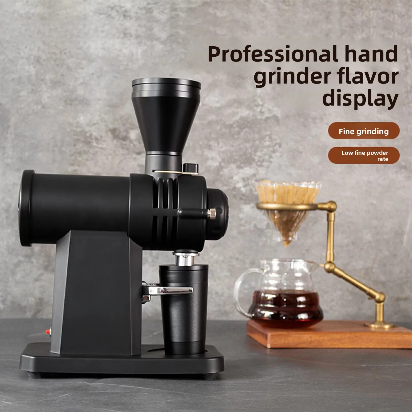 Commercial Coffee Grinder Ghost Burr 60mm Doserless for Pour Over Espresso