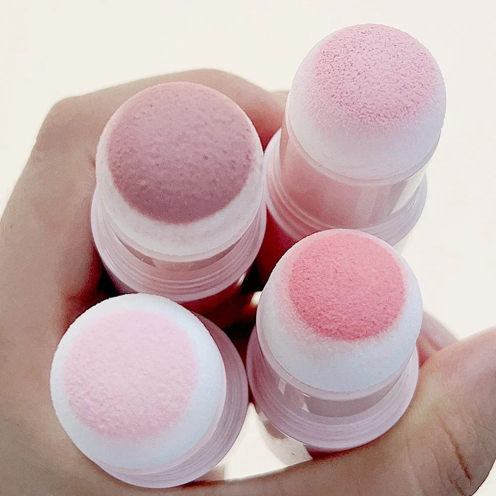 Double-Ended Blush Stick Gesicht Feuchtigkeit creme natürlichen Rouge Stick Pfirsich rosa Wange Tönung wasserdicht dauerhafte Rouge Make-up koreanisch