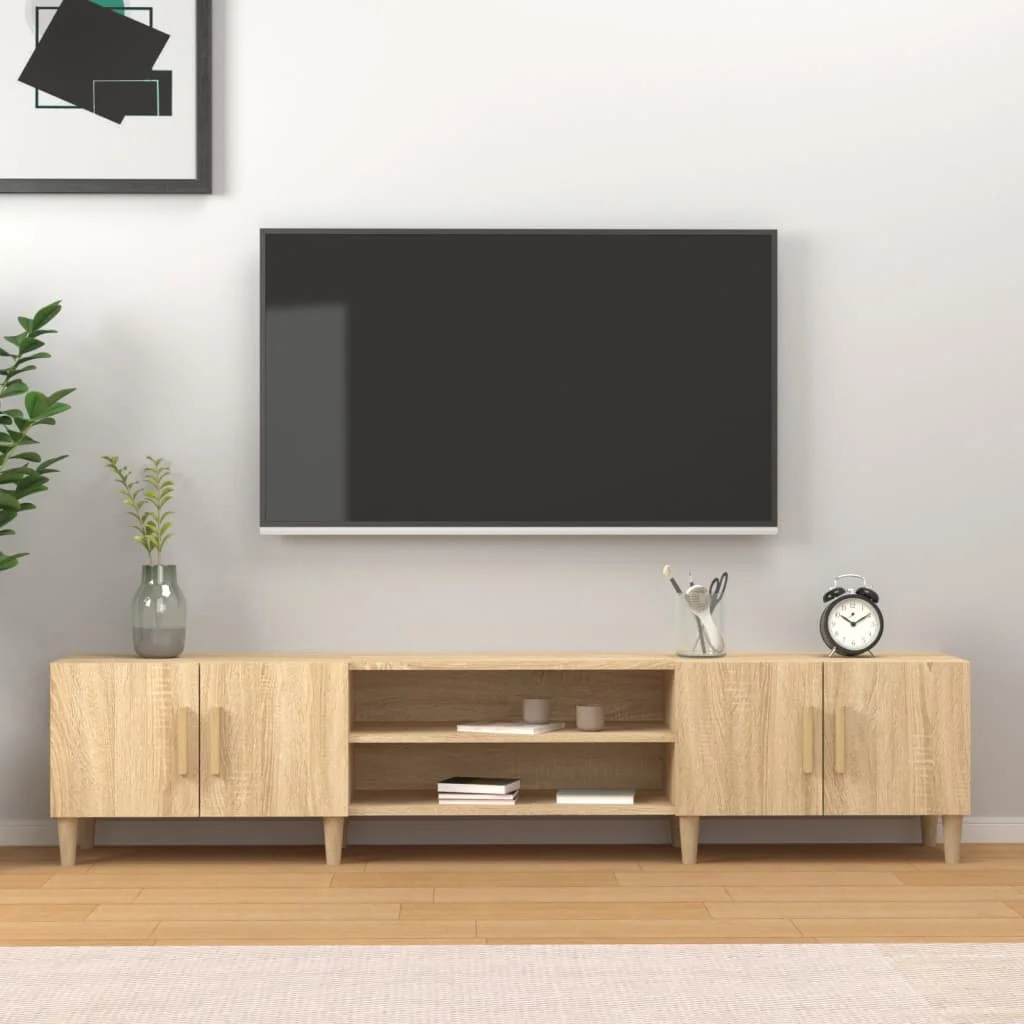 Sonoma Oak TV furniture 180x31,5x40 cm engineering Wood