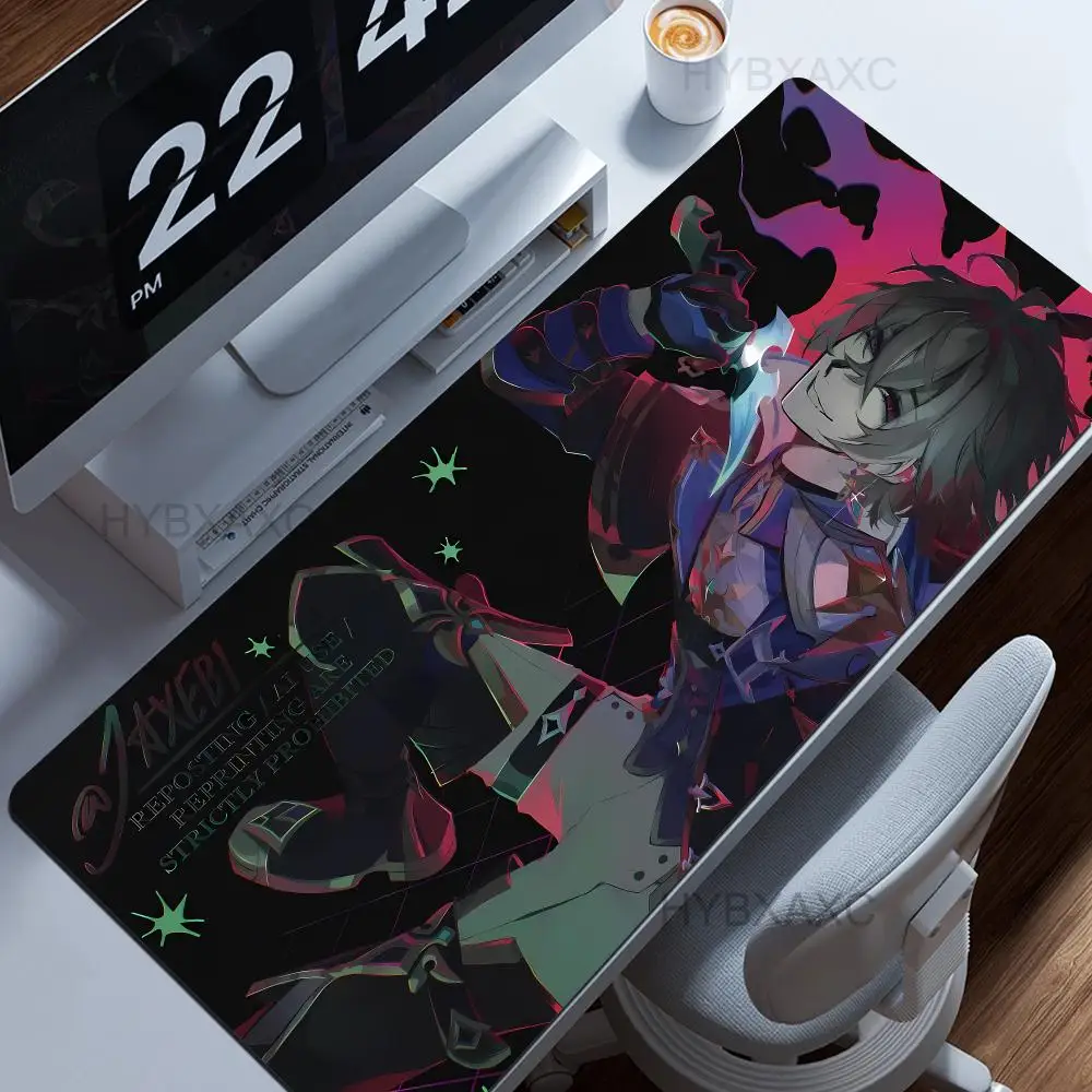 Genshin Impact Lohen Mouse Pad Non-Slip Thickened Mouse Pad Student Gaming Cushion Large Writing Lock Edge Office HYBXAXC