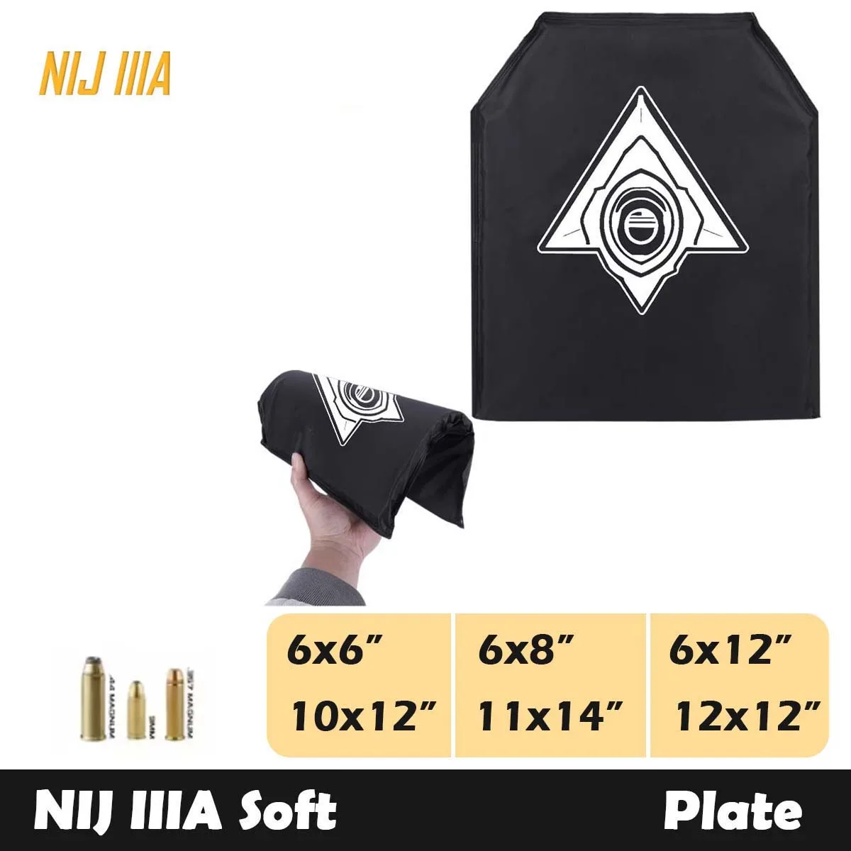 

Alumina Silicon Carbide PE Composite Hard Plate Level III/IV Protection Certified Lightweight Design Custom Hunting Safety Inser