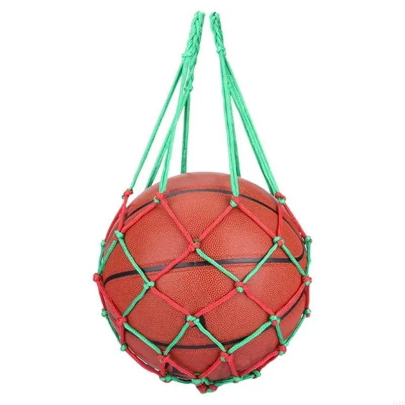PXPFバスケットボールストレージメッシュシングルプレーヤーネットバッグ屋外用バレーボールメッシュバッグ